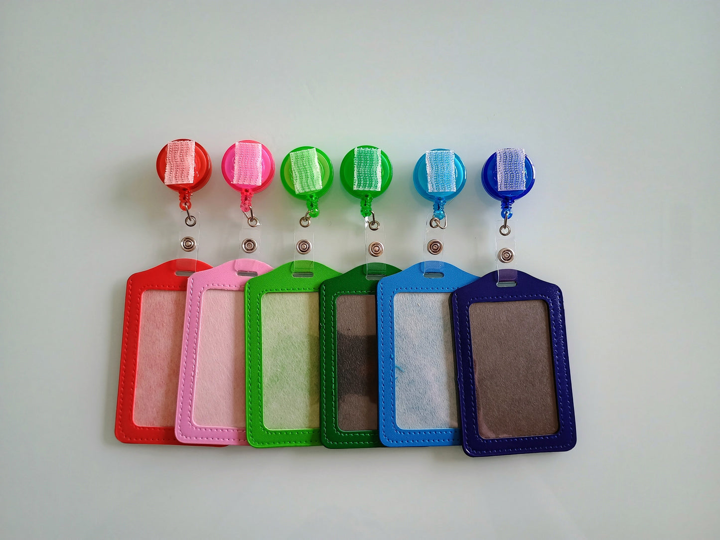 *Colored Badge Holders*