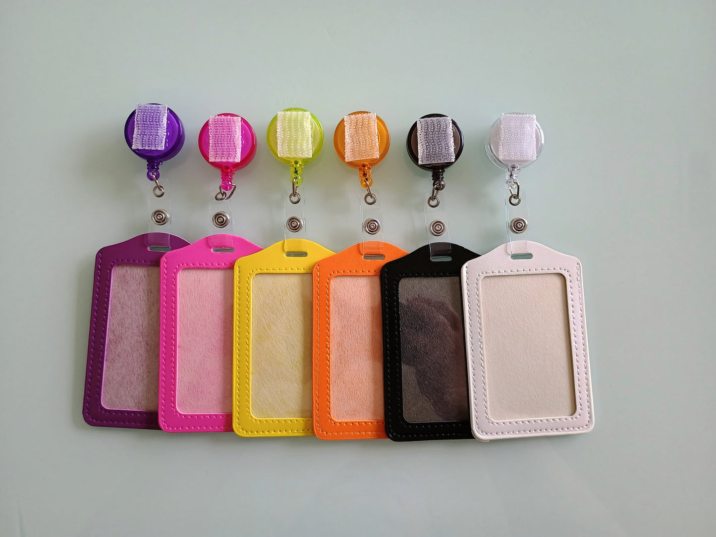 *Colored Badge Holders*