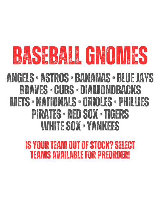 *Baseball Gnome RTS & Pre-order*