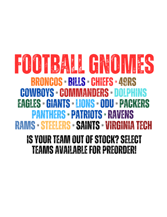 *Football Gnome Pre-order*