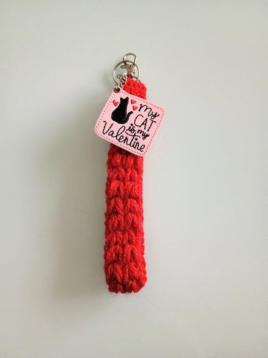 Wristlet Keychain- Cat