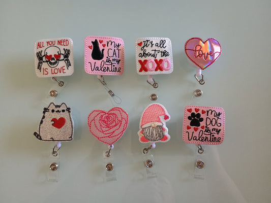 Badge Reel - Valentine's